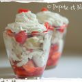 Verrines aux fraises croustifondantes !