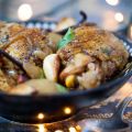 Tajine de poulet aux poires et à la vanille