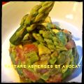 Tartare asperges et avocat