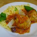 Boulettes ou Polpettes de poulet mozzarella,[...]