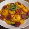 Crevettes aux épices & citron confit
