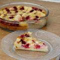 Clafoutis framboises-pêches