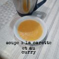 Soupe aux carottes et au curry