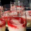 Panna cottas légères framboise-menthe