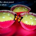 Cupcakes citron-pavot