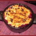 Crumble pommes, bananes, fruits rouges, Recette[...]