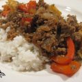 Boeuf à l'ananas et aux poivrons