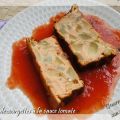 Flan de courgettes à la sauce tomate