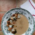 Soupe de haricots coco au Bleu