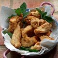 Beignets de radicelles de poireaux
