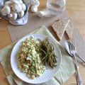 Tofu brouillé aux champignons (vegan)