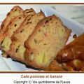 Cake aux pommes et banane