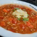 SOUPE AUX LENTILLES À L'ITALIENNE