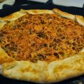 Tarte aux oignons et aux poireaux