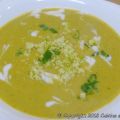 Velouté de chou fleur, lentilles corail,[...]