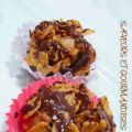 Roses des sables au caramel et chocolat.