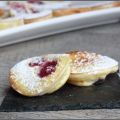 Crêpes soufflées framboises et chocolat