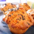 Muffins à la cannelle et sésame noir