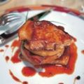 Millefeuille de foie gras des Landes aux pommes