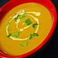 Spiced root vegetable velouté with soy[...]