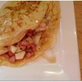 Crêpes au jambon, à la pomme et à l'érable