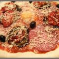 Pizza avec bordure de fromage, Recette Ptitchef