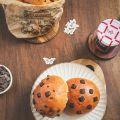 Petites brioches aux pépites de chocolat
