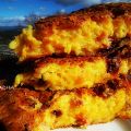 Cake sucré-salé au potiron , lardons et pruneaux