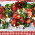 Mozzarella de Bufflonne, basilic, fraises et[...]