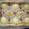 Tarte noisettine aux poires
