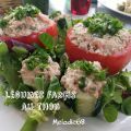 Légumes farcis au thon