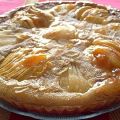 Tarte amandine, pommes poires (Vegan)