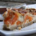 Tarte aux carottes et roquefort inspirée d