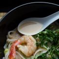 Laksa improvisée aux crevettes et au chou[...]