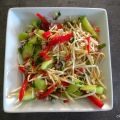 Salade de germes de mungo, concombres et[...]