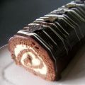 Gâteau roulé (ou bûche) au chocolat, Crème[...]
