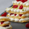 Mille-feuille framboises, Recette Ptitchef
