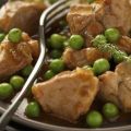 Tajine de veau aux petits pois