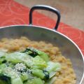 Lentilles corail et Chou pak choï sauté au[...]