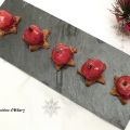 Foie gras caramélisé comme des boules de Noël[...]