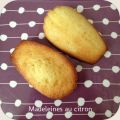 Madeleines au citron