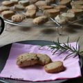 Sablés au romarin & à la fleur de sel à la[...]