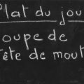 Soupe de tête de mouton.