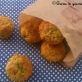 Muffins aux asperges vertes et au Cantal