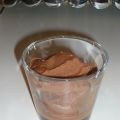 Glace au chocolat noir