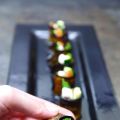 PETITS ROULES D'AUBERGINES CONFITES A LA TOMATE[...]