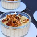 riz au lait à la cannelle et noix caramélisées