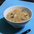 Soupe poulet-curry-coco