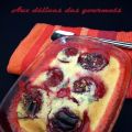 CLAFOUTIS AUX PRUNES, MENTHE ET CITRONNELLE