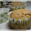 Muffins aux pêches, sans gluten, sans lactose,[...]